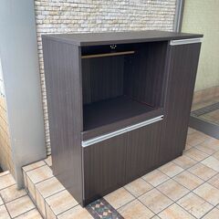 P0471 ニトリ レンジ台 幅90cm レンジボード 食器棚 ...