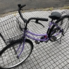 【26インチ自転車】変速なし　ダイニチ製　前後タイヤ新品❗️若林自転車　膳所店　SALE中❗️の画像