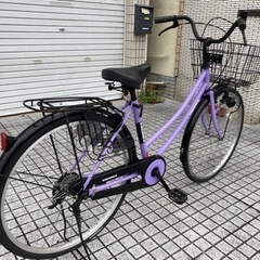 【26インチ自転車】変速なし　ダイニチ製　前後タイヤ新品❗️若林自転車　膳所店　SALE中❗️の画像