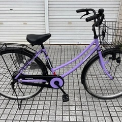 【26インチ自転車】変速なし　ダイニチ製　前後タイヤ新品❗️若林...