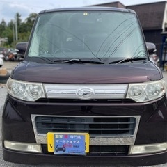★支払い総額16.8万円★走行8.8万キロ タントカスタムRS 車検たっぷり即日乗れます！修復歴なし テレビナビ左パワスラ 激安価格！の画像