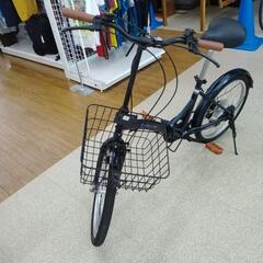 折りたたみ自転車 ネイビー 20インチ ギアあり TJ1557の画像