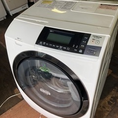 福岡市内配送設置無料　日立 HITACHI BD-S8700L-W [ビッグドラムスリム ななめ型ドラム式洗濯乾燥機（10.0kg） 左開き 自動お掃除搭載 ピュアホワイト]
