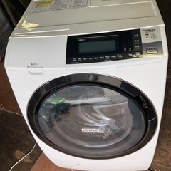 福岡市内配送設置無料　日立 HITACHI BD-S8700L-W [ビッグドラムスリム ななめ型ドラム式洗濯乾燥機（10.0kg） 左開き 自動お掃除搭載 ピュアホワイト]