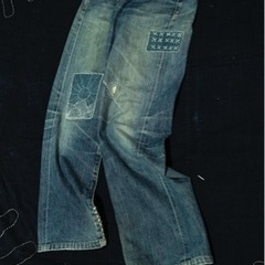 90s ビンテージ LEVI\'S リーバイス 702xx BIG E、刺子デニム、カスタムデニム