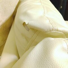 二人掛けソファー オフホワイトの画像