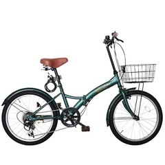 早い者勝ち！折りたたみ自転車 20インチ シマノ製 6段ギア 折り畳み