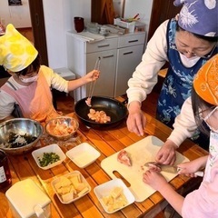子どもおやつ教室「米粉クレープ&米粉カスタードクリーム　季節のフルーツを添えて」の画像