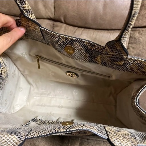 Tory Burch トリーバーチ ハンドバッグ トートバッグ パイソン柄