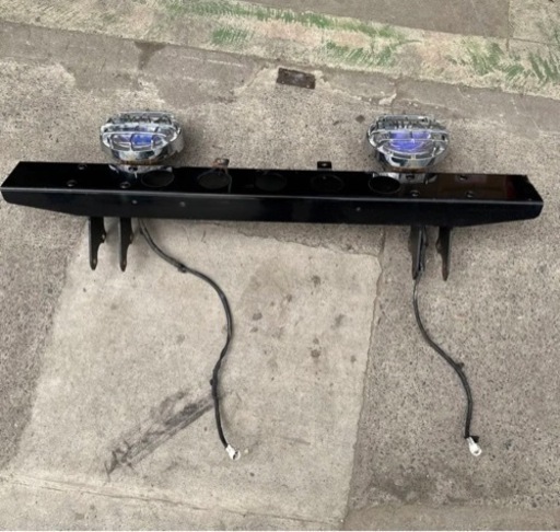 成約済み　ジムニー　JA22W フロントバンパー　PIAA フォグライト付き