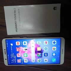 SIMフリースマホhuawei nova lite2
