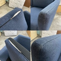 【愛品館 江戸川店】Crstina（クラスティーナ）ファブリック2Pソファ ID:156-019335-007の画像