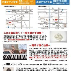 60代・70代・80代のためのピアノサークル脳トレ播磨 11月スタート♪の画像