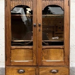 木製 収納棚 食器棚 飾り棚 本棚 キャビネット アンティーク レトロ