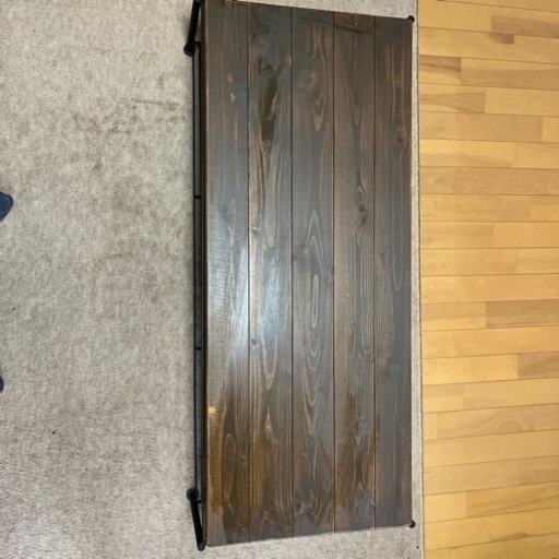 ローテーブル　ビンテージ調　ウッドテーブル