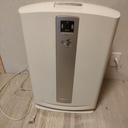 DAIKIN STREAMER ダイキン ストリーマ 加湿空気清浄機(床置形)「うるおい光クリエール」ホワイト MCK70NKS-W　空気清浄機