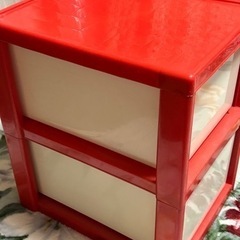 二段収納ボックスの画像