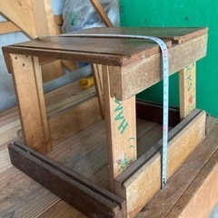 お値下げしました　踏み台　幼児用椅子　用途色々の画像