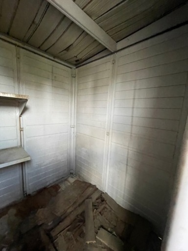 外物置 ヨドコウ 一坪物置 難あり