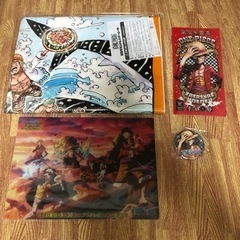 ワンピース　グッズ　ギガントレジャーシート　下敷き　クリアホルダ...