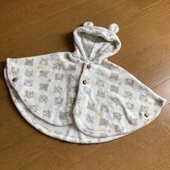 くまちゃんポンチョ　50〜70cm