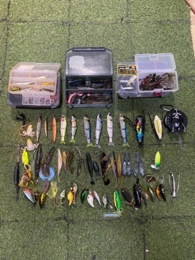 バス ルアー メガバス ワーム 大量セット 釣り