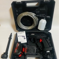 【9月限定価格】高圧洗浄機 コードレス 強力 21V ２つ大容量...