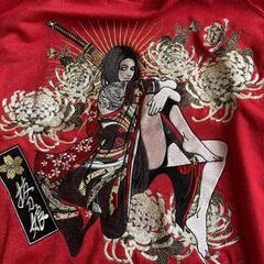 ☆お値引き☆抜刀娘☆赤色ジャンバーXLサイズ☆美品の画像