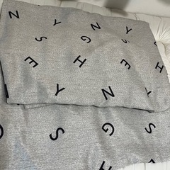 ニトリ 遮光カーテン グレーの画像