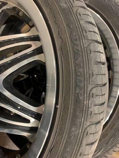 軽自動車 ブラックダイヤモンド16インチ タイヤホイールセット