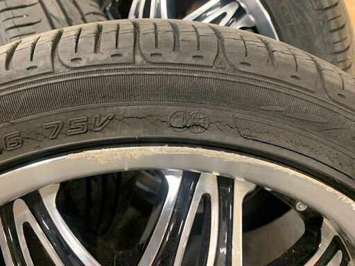 軽自動車 ブラックダイヤモンド16インチ タイヤホイールセット