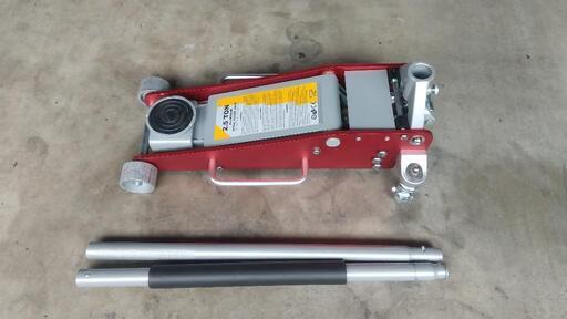 ローダウンタイプ ガレージジャッキ 2.5t 100mm-460mm