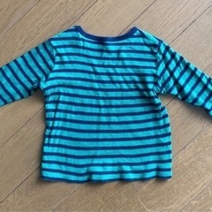 UNIQLO ★ ボーダーシャツ　90cmの画像