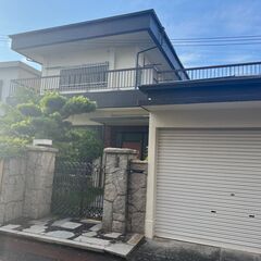 みさき公園駅徒歩４分！！広々５LDK２階戸建て！車庫付き・池のある日本庭園付き・屋上付き！！トイレ２か所！家賃７万円！ - 泉南郡