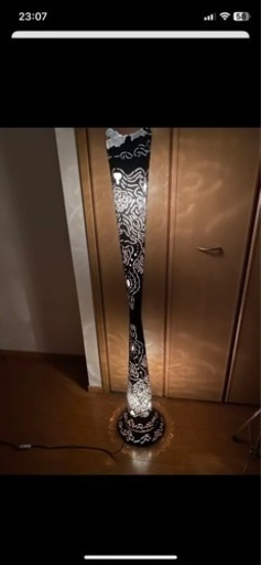 アジアン　フロアランプ