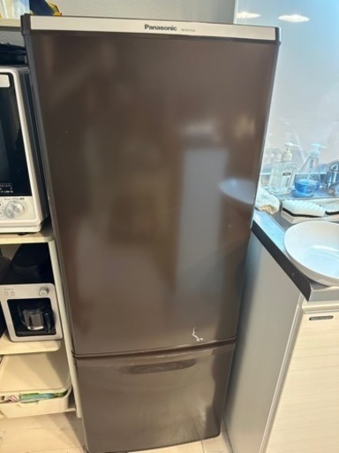 パナソニック　冷蔵庫 NR-B175W  ブラウン　168L