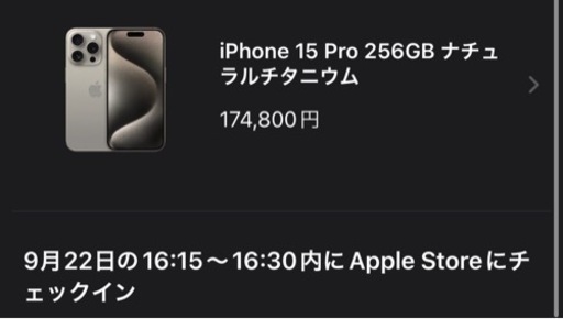 その他 Iphone15pro 256G