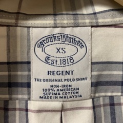 ブルックスブラザーズ Brooks Brothers Regent ドレスシャツ S 美品の画像