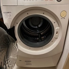 受け渡し決定しました。[無料]SHARPドラム式全自動洗濯機　ES-V540 完動品ですが、無料で差し上げます。の画像