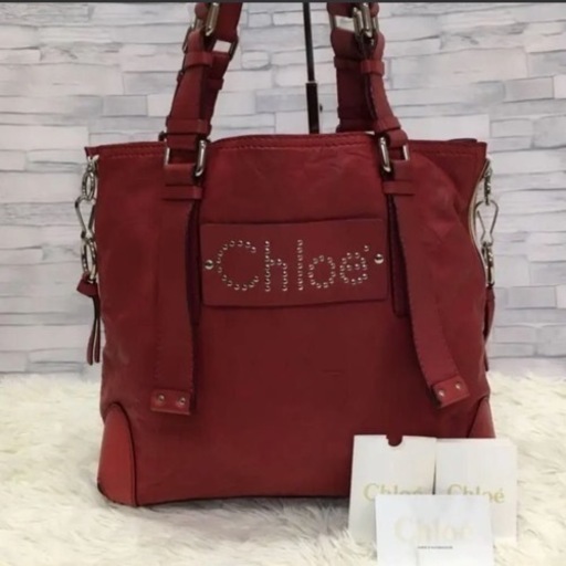 【美品】クロエ ショルダーバッグ ナッパレザー