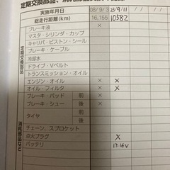【随時更新】自賠責付　アドレス110の画像