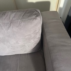 BoConcept 高級 ソファ グレー 3人掛け ローソファ ボーコンセプトの画像