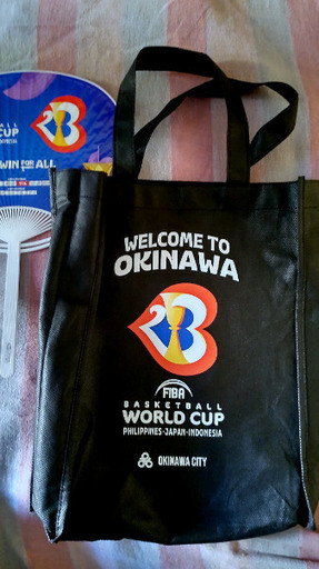 WELCOME TO OKINAWA  沖縄開催バスケットワールドカップ トートバック