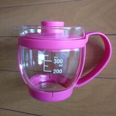 iwaki　耐熱ガラスポット　350ml　レンジ可　イワキ