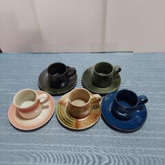 値下げしました　未使用　コーヒーカップソーサー5点セット