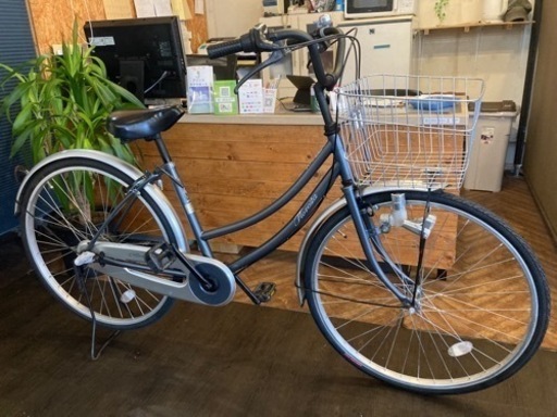 【前輪タイヤ・前輪チューブ新品！】26インチ自転車　内装3段　ガンメタ　名古屋プレミアム商品券×金鯱マネー参加店舗