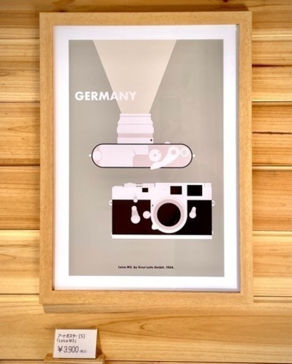 【フレーム付】アートポスター ポスター “Leica M3”