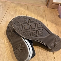 コンバース黒　23センチの画像