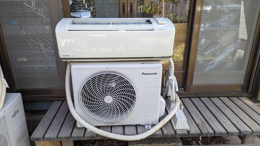 美品】2016年製panasonic(パナソニック）エアコンCS-EX225C-W 主
