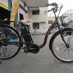 激安！電動自転車アウトレット２6インチ　ブラウン　￥49800　大阪府高槻市の画像